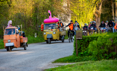 Kurbulē uz upi. Foto: Aija Valtmane149