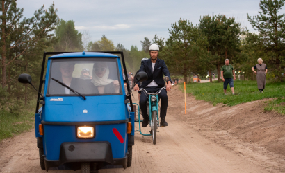 Brauciens uz upi. Foto: Aija Valtmane115